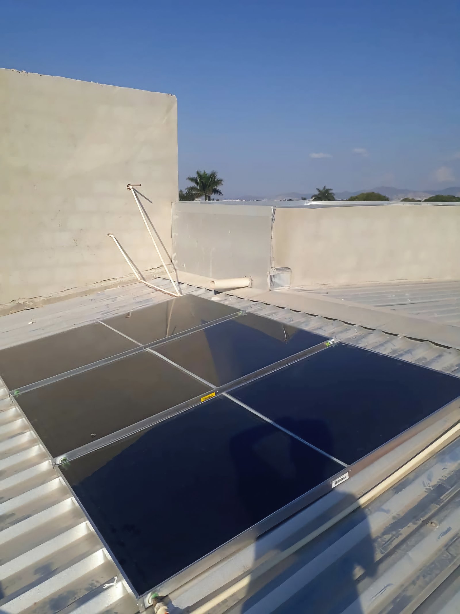 Aquecedor solar tradicional